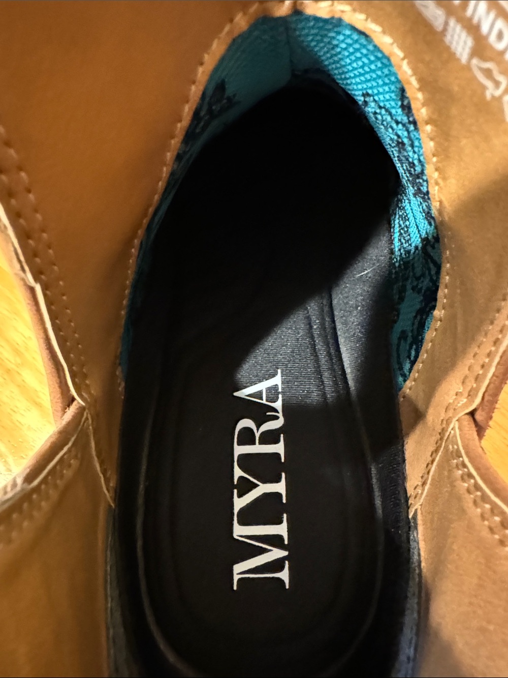 Myra Floral Tooled Leather Ankle Booties - Picture 6 of 6